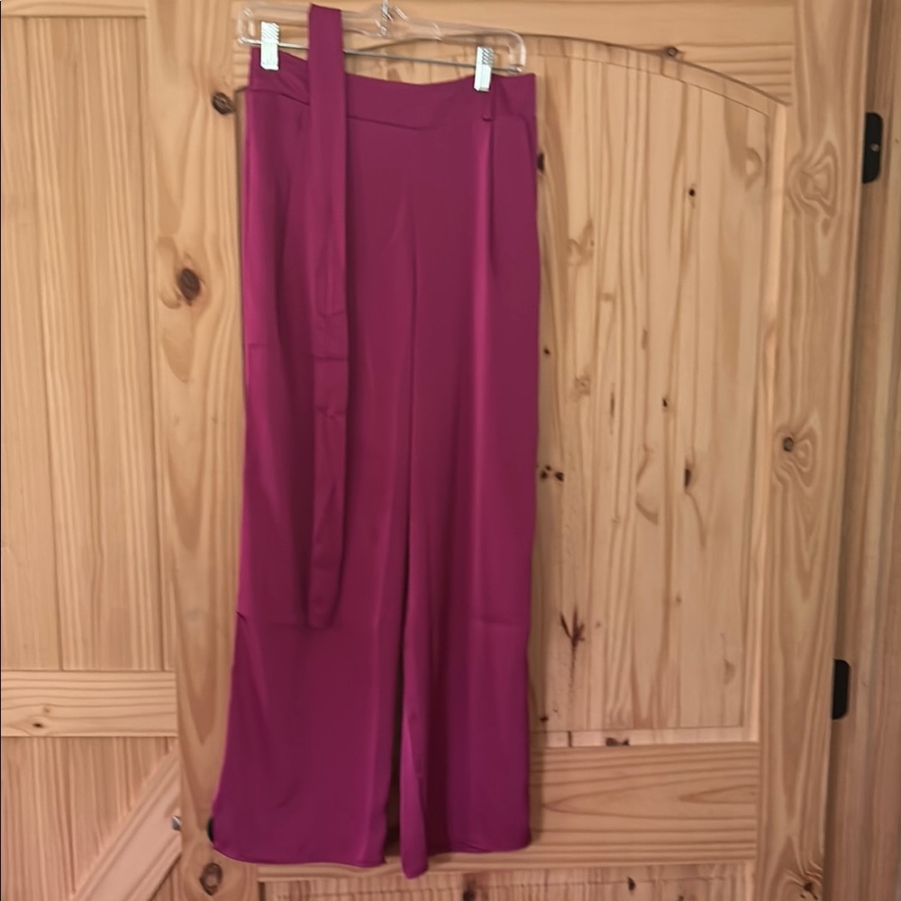 Maurices Magenta Wide-Leg Pants